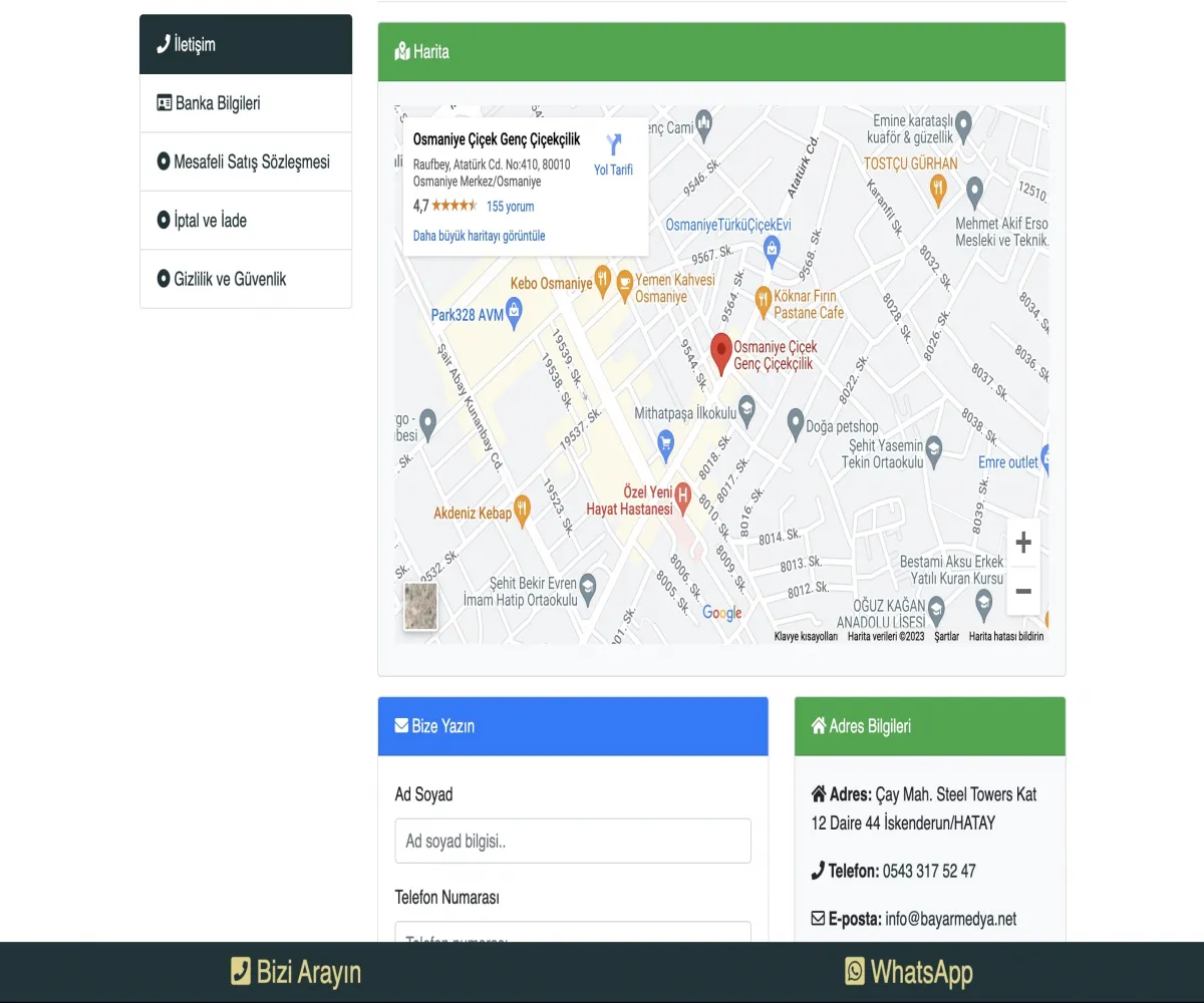 LiveÇiçek E - Ticaret Yazılımı V4