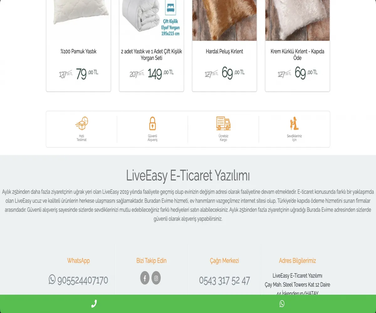 LiveEasy E - Ticaret Yazılımı V3