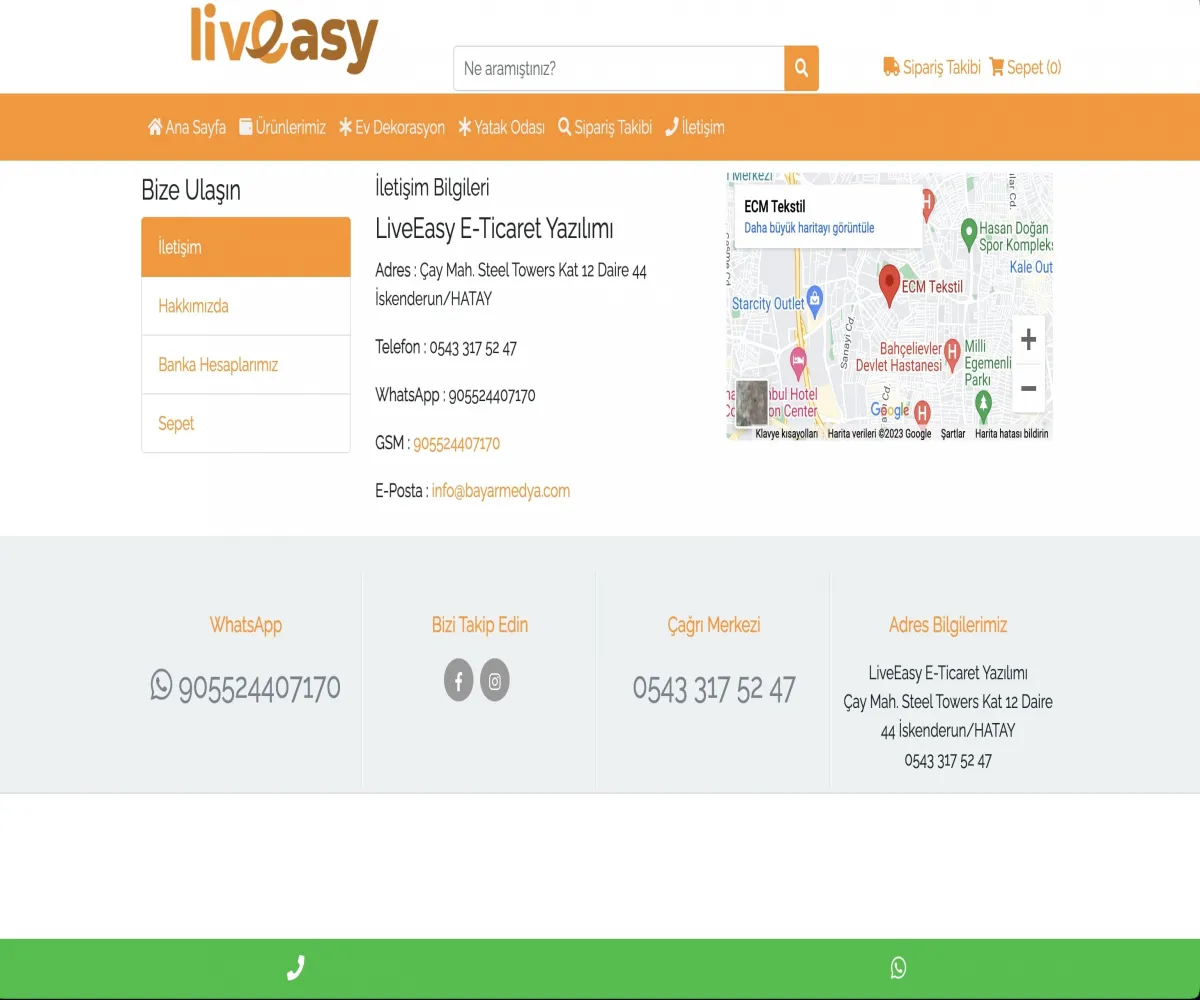 LiveEasy E - Ticaret Yazılımı V3